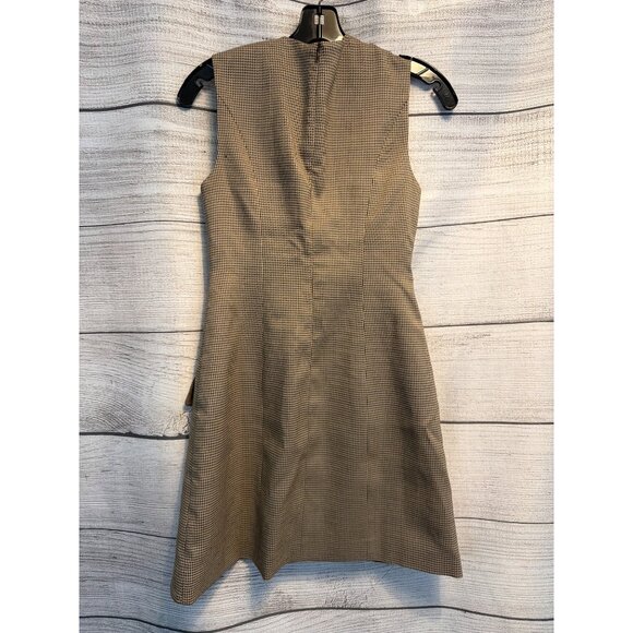 NWT Commense Houndstooth Sleeveless Dress With Pockets Size XS - Picture 3 of 4